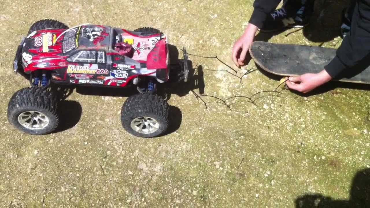 Thunder Tiger Mta4 Sledge Hammer S50 traina skateboard.