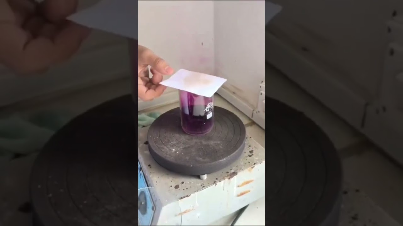 Forensic lab Chemical reaction | #shorts #Forensicexplorers | chemical tasting chemistry lab trends