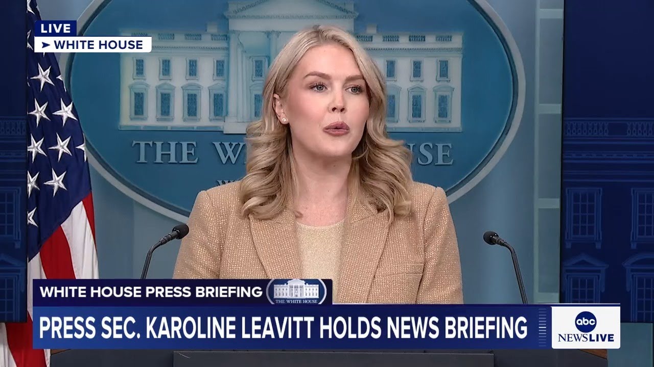 LIVE: White House press briefing