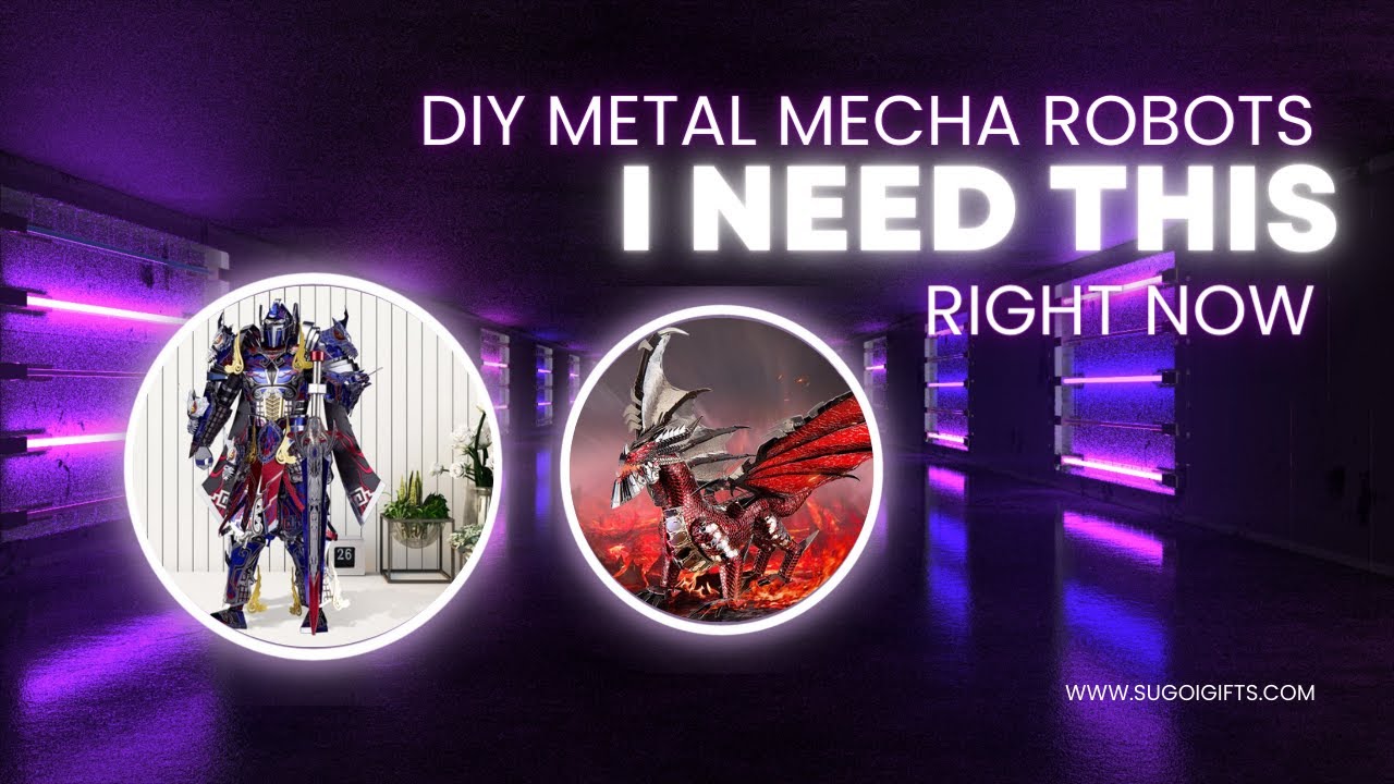 Amazingly Detailed DIY Metal Mecha Models! Build Yours Now!