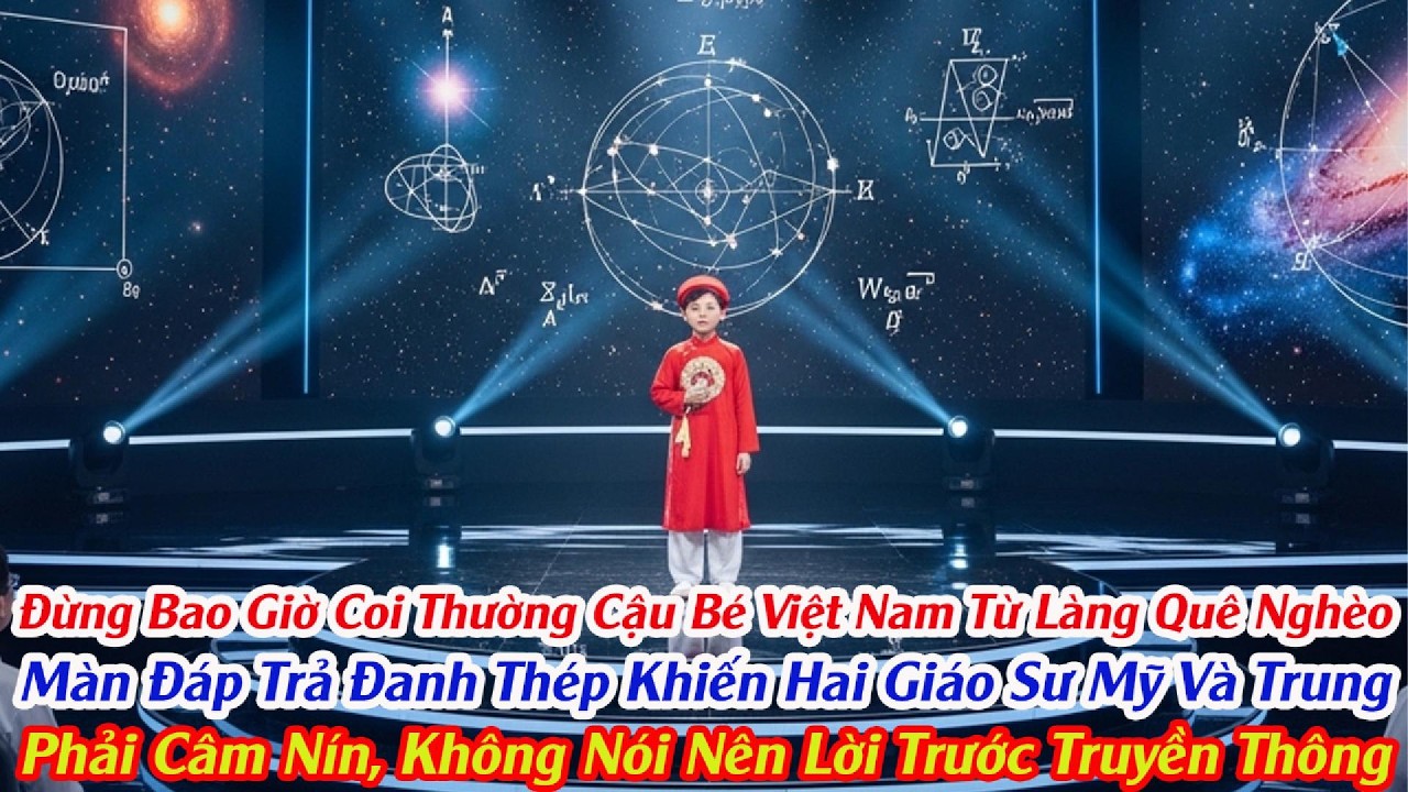 Bị Khinh Thường Vì Nghèo, Thần Đồng Việt Nam Khiến Mỹ - Trung Câm Nín Tại Cuộc Thi Toán Học Thế Giới