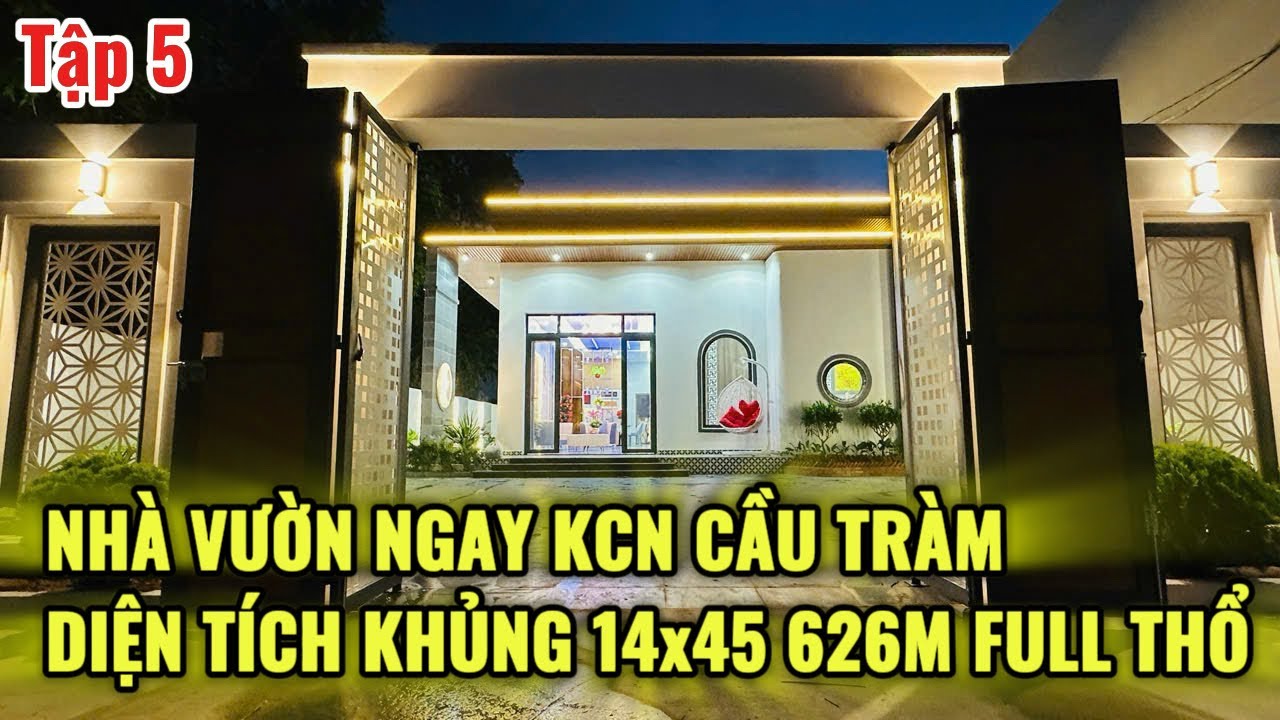 Villa Sân Vườn Ngay KCN Cầu Tràm gần Chợ Bình Chánh - DT Khủng 626m | 1 Tỷ 9 Nhận Nhà | Thành Công