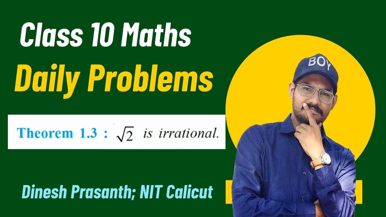 √2 is Irrational? 🤯 Full Proof | Class 10 Maths 1st Chapter 'Real Numbers' | 2027 Board Exam Prep