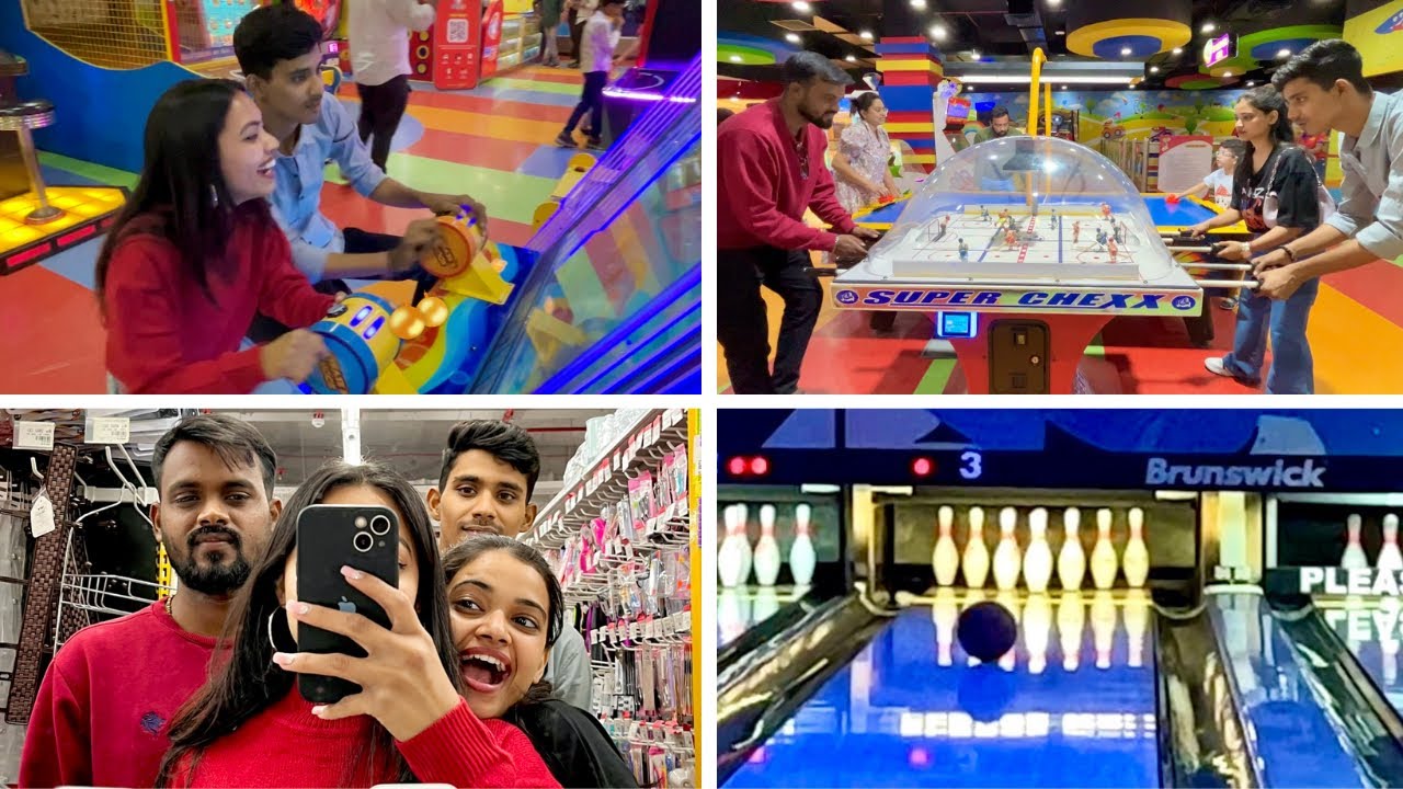 WE WENT BOWLING WITH OUR COUSINS 🎳❤️ | LOOK WHO WON | Surat vlog