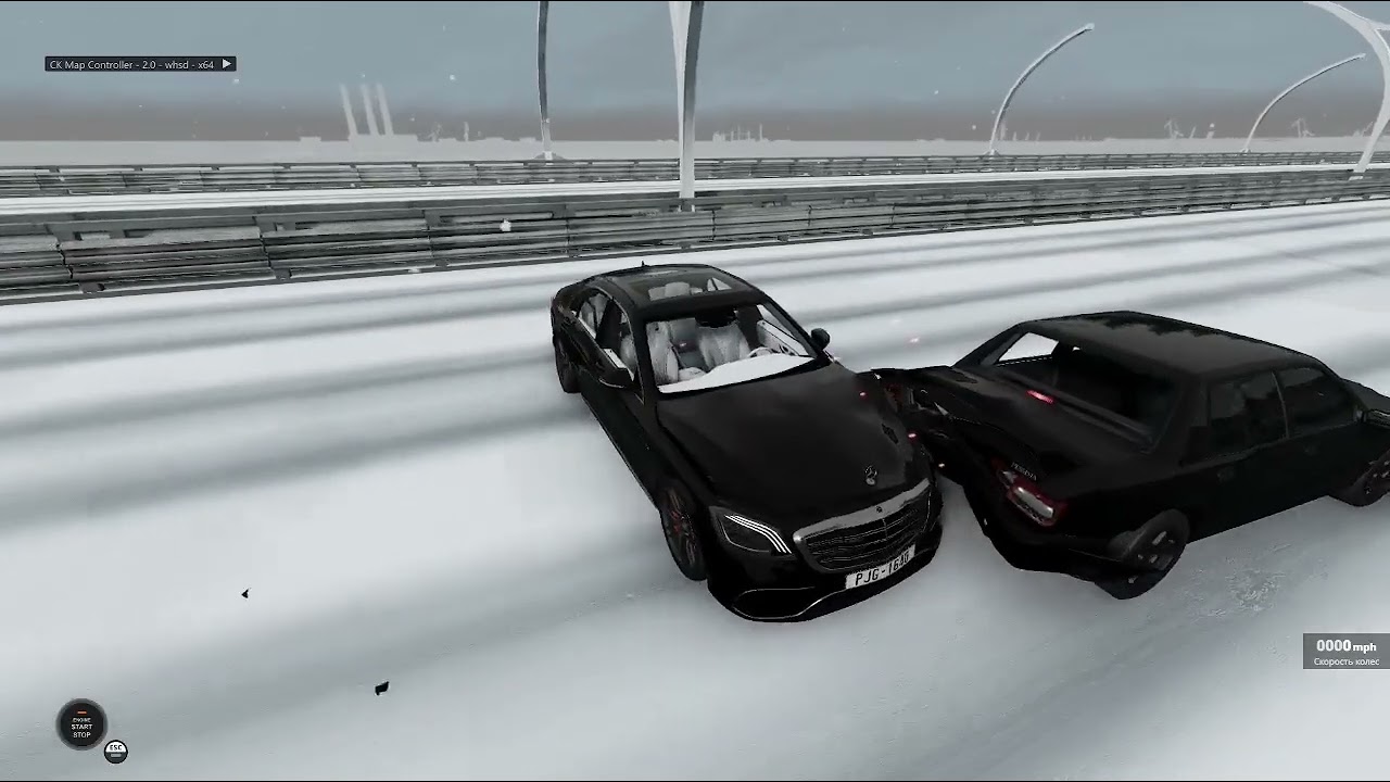 ЧЁРТОВ ГОЛОЛЁД! | Шашки в Бимке | BeamNG Drive