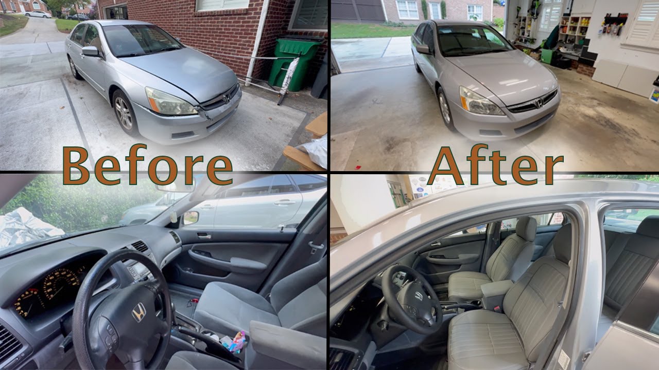 Мы преобразили Honda Accord 2007 года, чтобы он выглядел СОВЕРШЕННО НОВЫМ