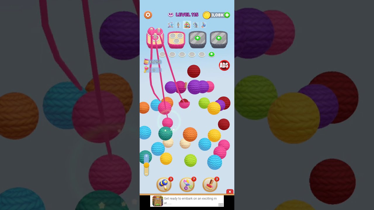 Yarn Fever level 115