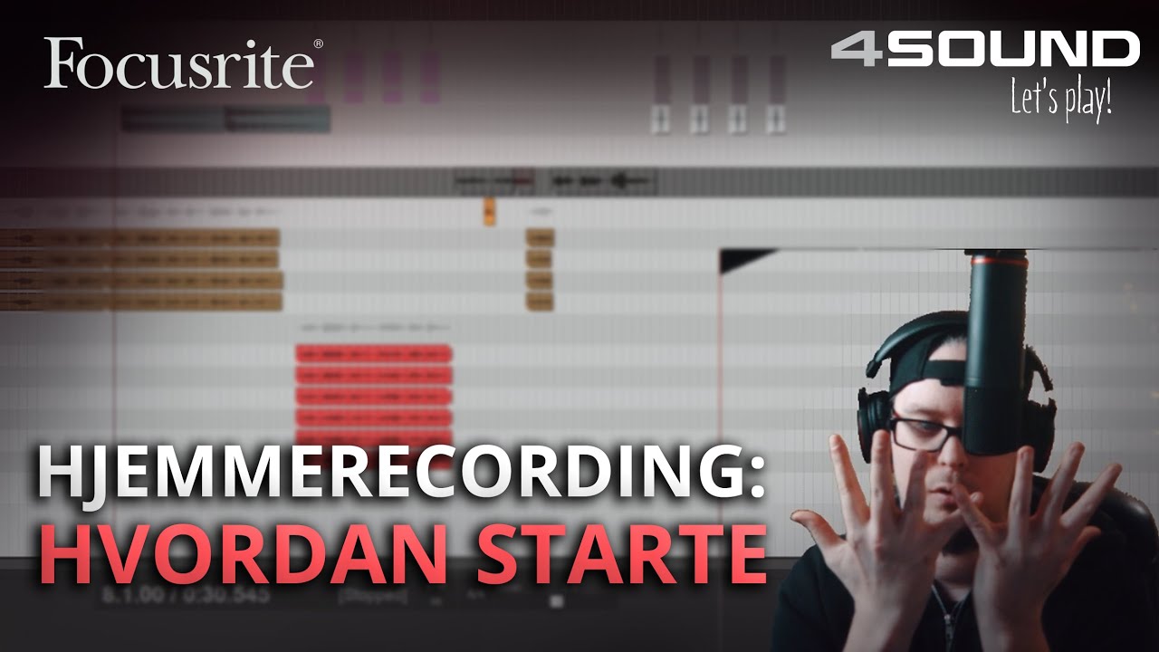 Musikkproduksjon for nybegynnere