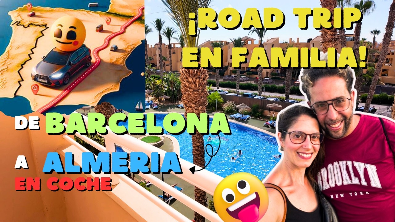 🌴 ¡Nos vamos de BARCELONA a ALMERÍA en COCHE! 🚗 + HOUSE TOUR del apartamento 🏖️ @Albagg07