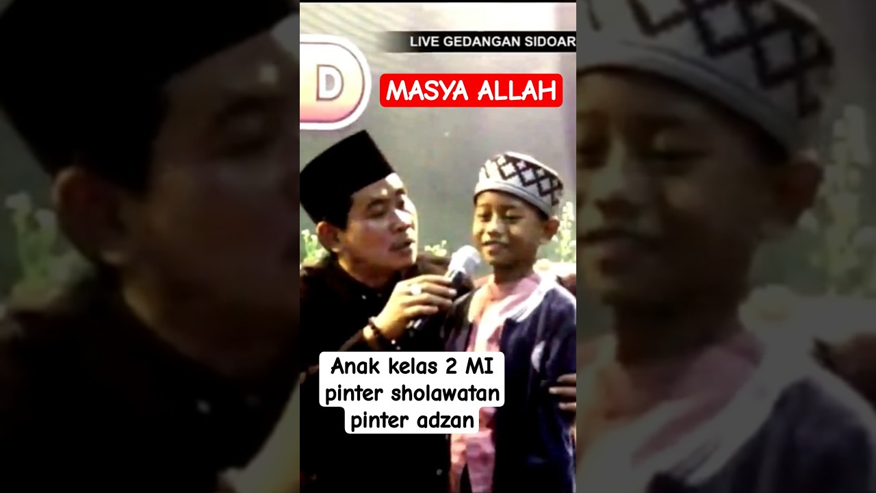 🟥 BOCIL KELAS 2 MI PINTER SHOLAWATAN PINTER ADZAN #fyp #shorts #shortsfeed #anwarzahid #ceramahlucu