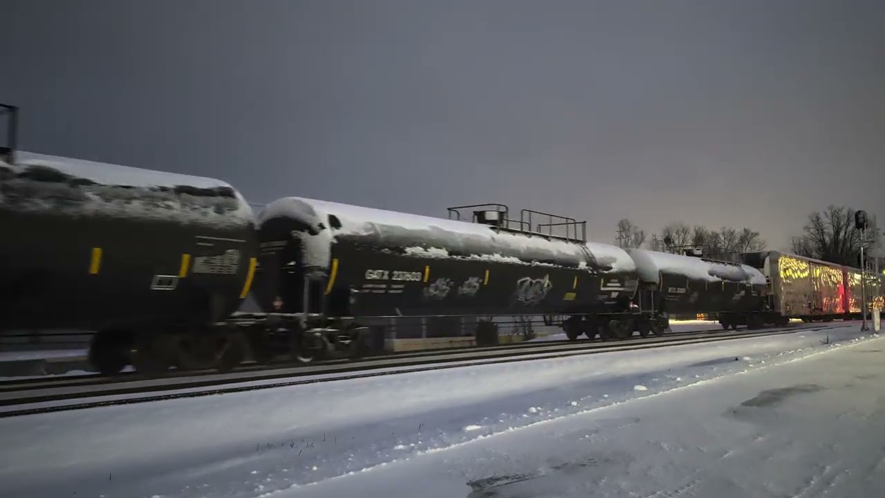 CSX M327-17 in Grandville, MI on January 17, 2026