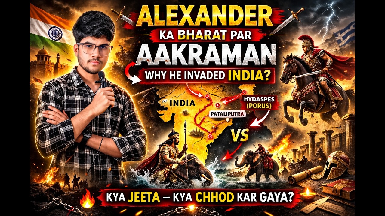 “Alexander vs India: Sach Kya Tha? | Complete History Explained in Hindi+English