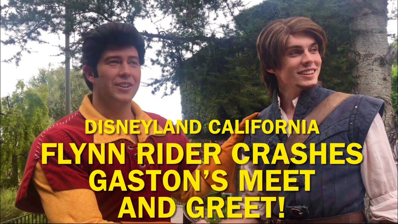 Flynn Rider CRASHES Gaston&rsquo;s Meet and Greet! What Are They Up To?! Disneyland 2023 #disney