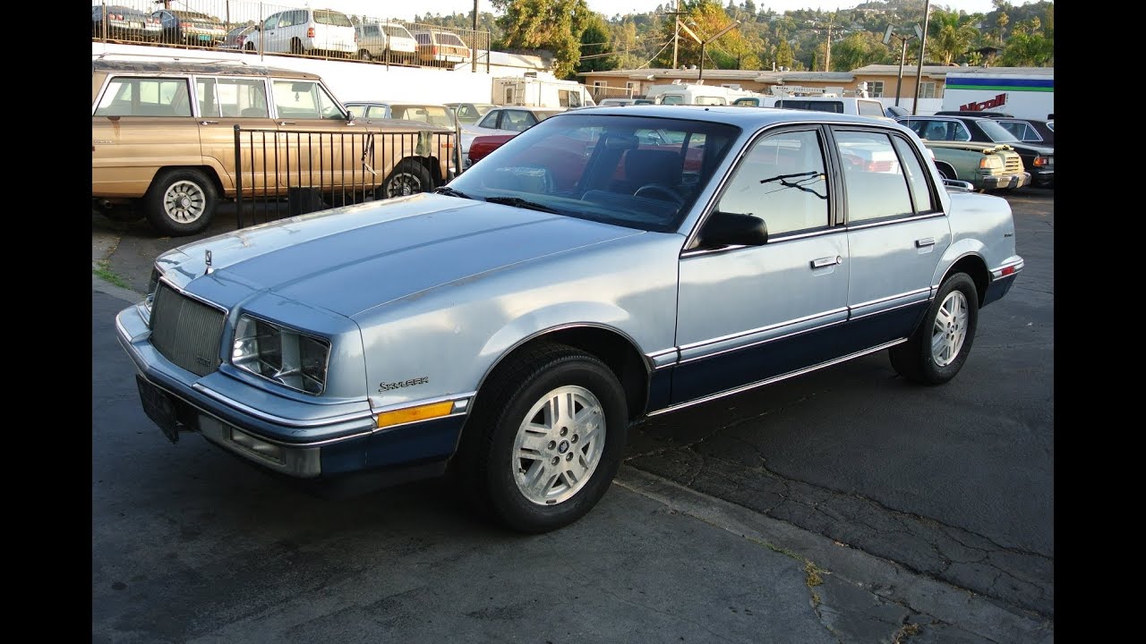 1989 Buick Skylark Custom 26,000 Orig Mi 1 Owner GM 3100 V6 Video Review 4 Sale