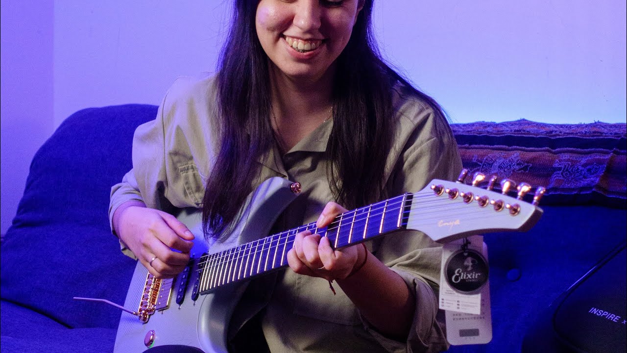 guitarra eléctrica sin amplificador y efectos? 👀 - Unboxing enya inspire