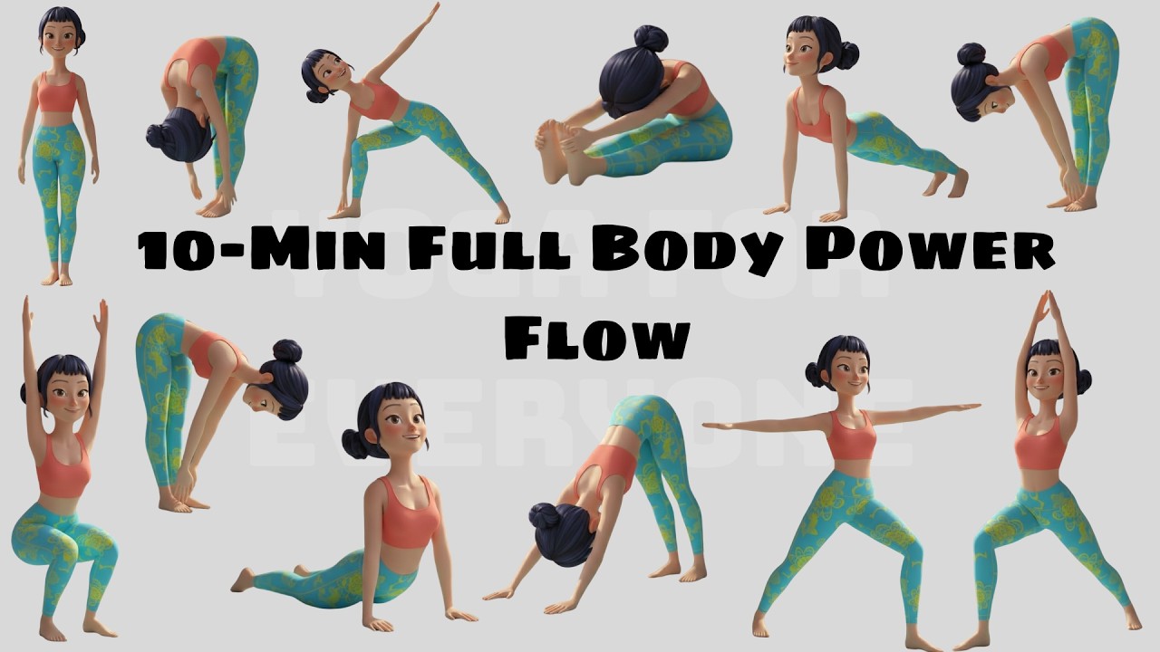 Zoey Battle Burn | 10-Min Full Body Power Flow