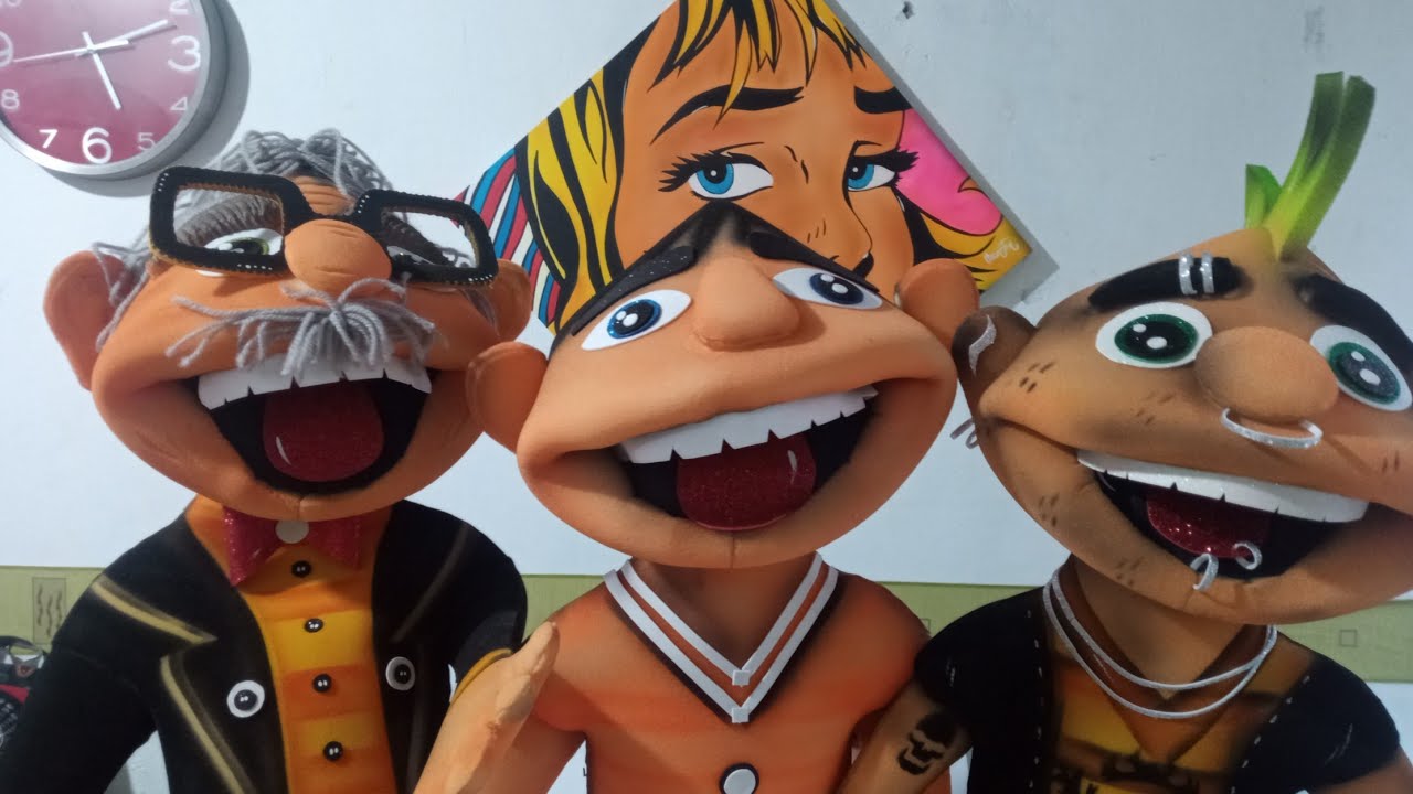 Moldes- Títeres Muppets.