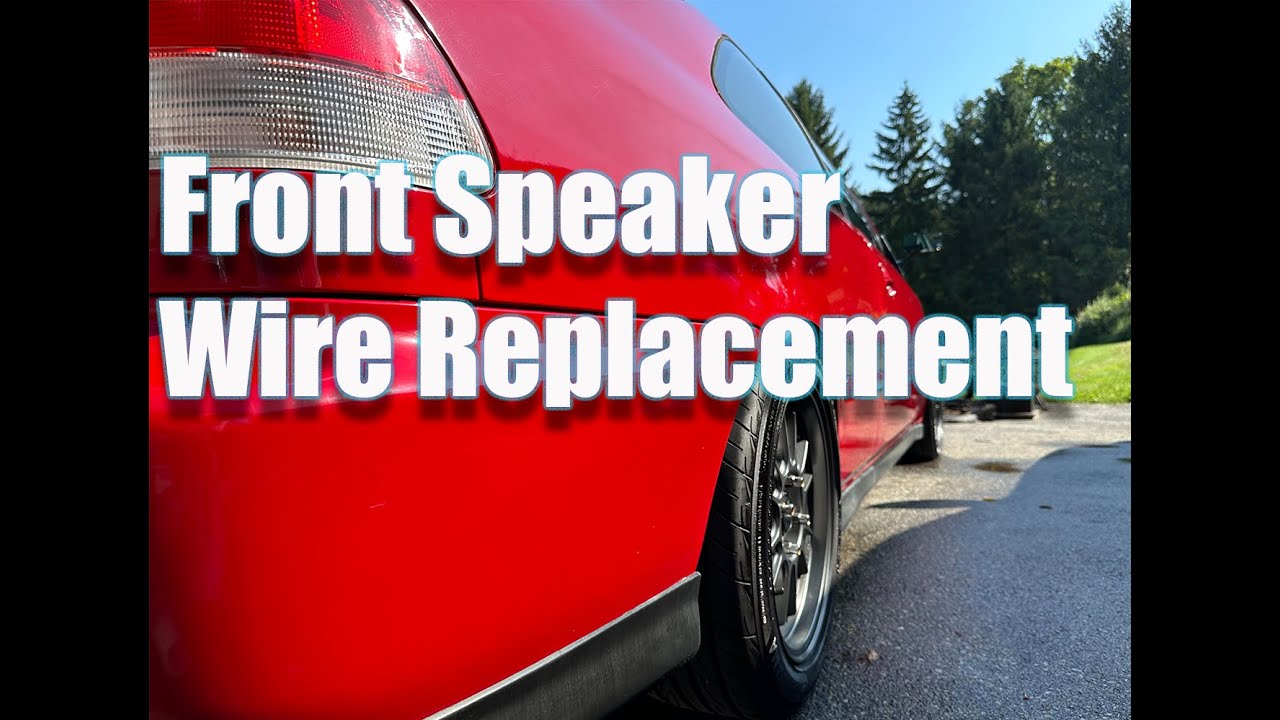 Honda Civic EK Coupe 96-00 - Front speaker and wire replacement (1996-2000) EM1 SI