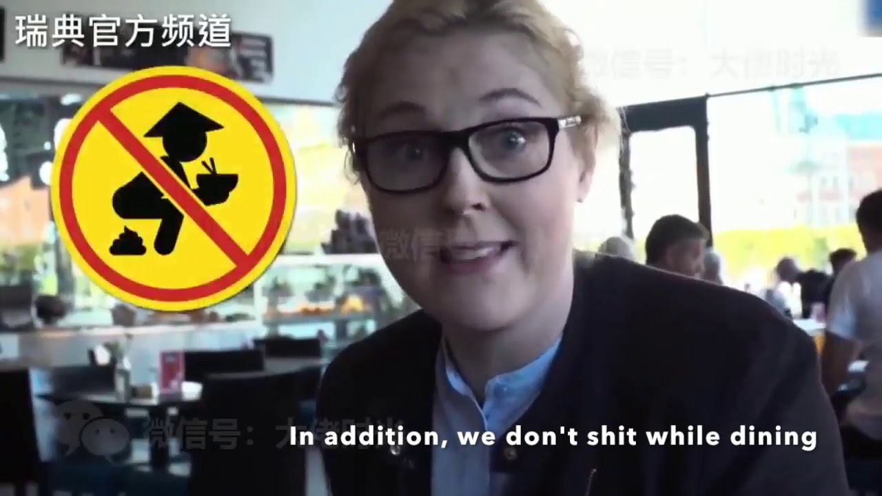 Sweden TV warns Chinese communists not to shit in museums and restaurants