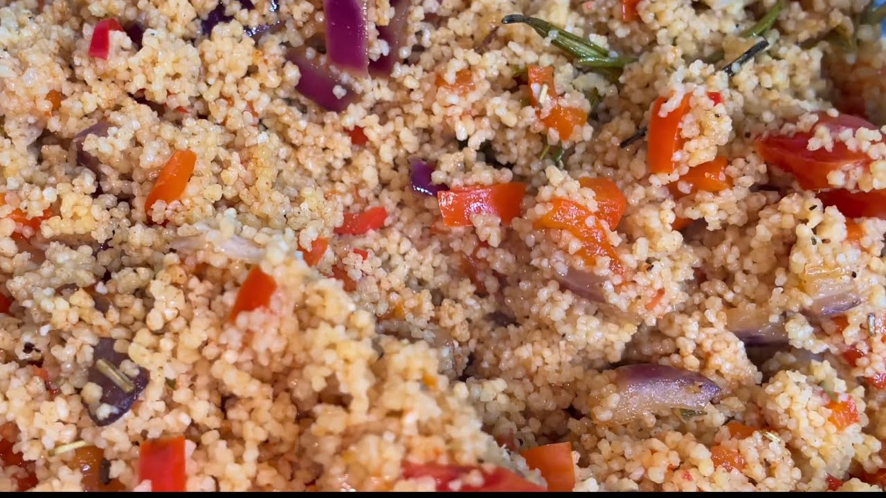 HOW TO MAKE Perfectly Seasoned Roasted Vegetable Couscous| Quick & Easy Recipe| ShiaStyle