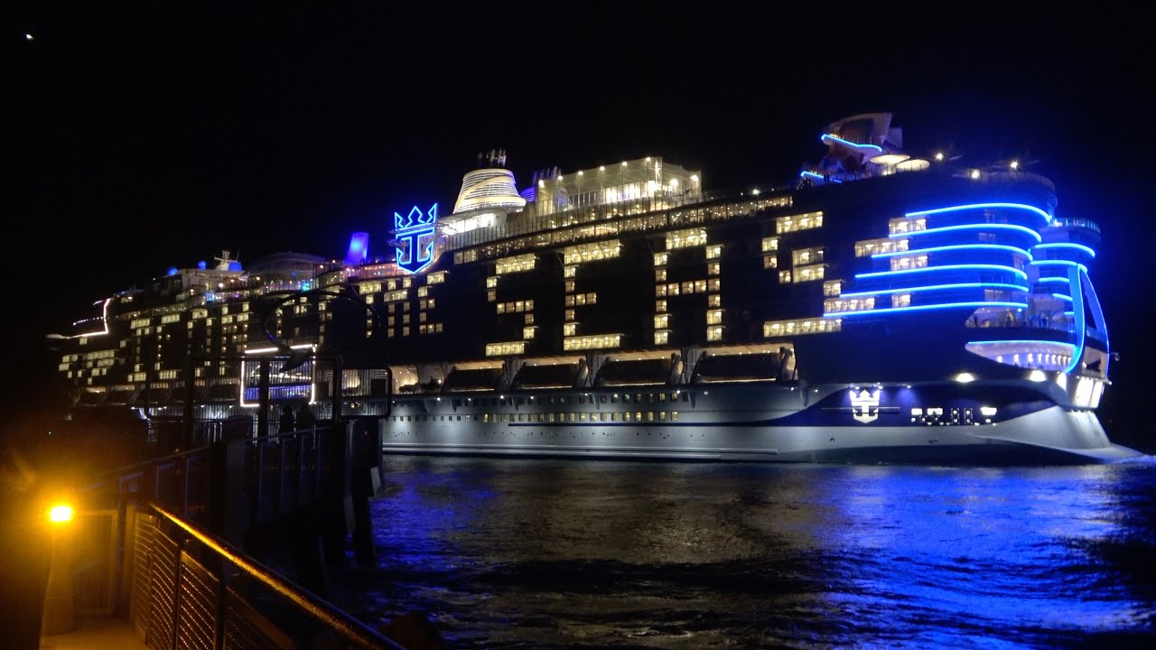 ICON of the Seas First Ever Departure from Miami!