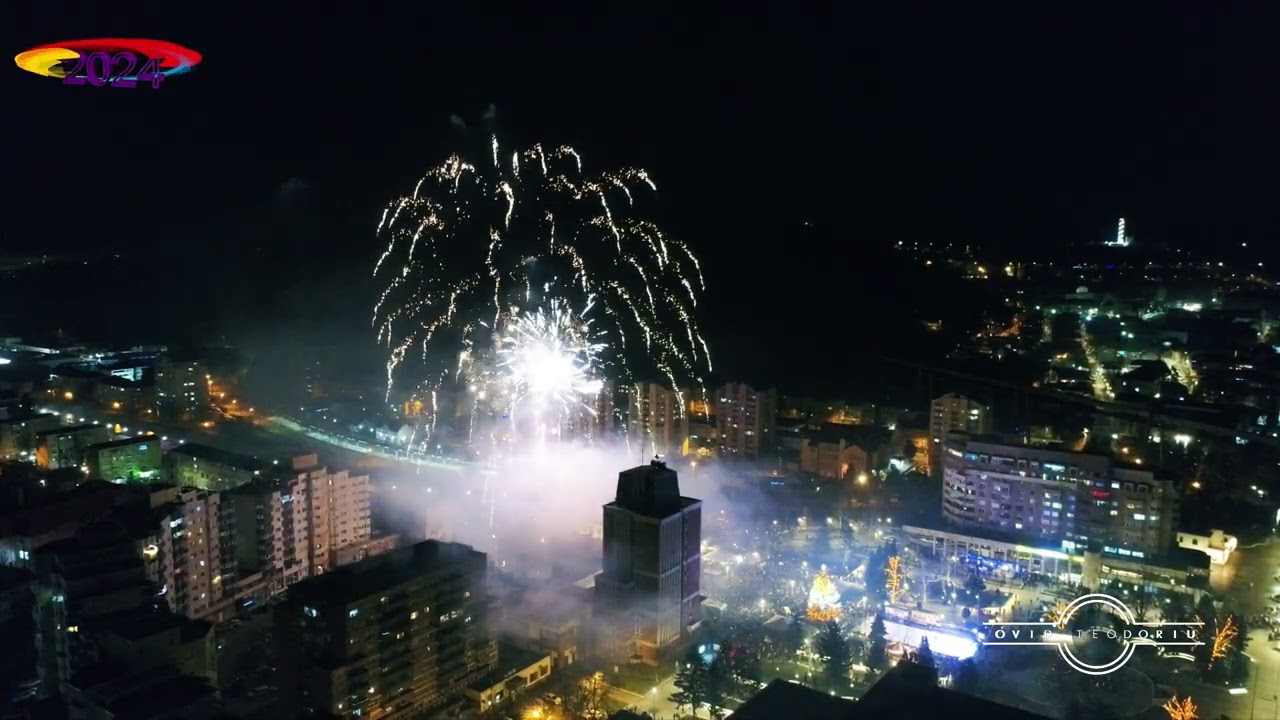 Artificii la Resita revelion 2024