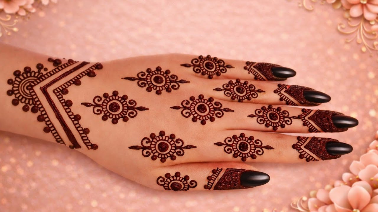  simple unique style mehndi design for back hand | New easy mehndi design 2026 | Mehndi designs 