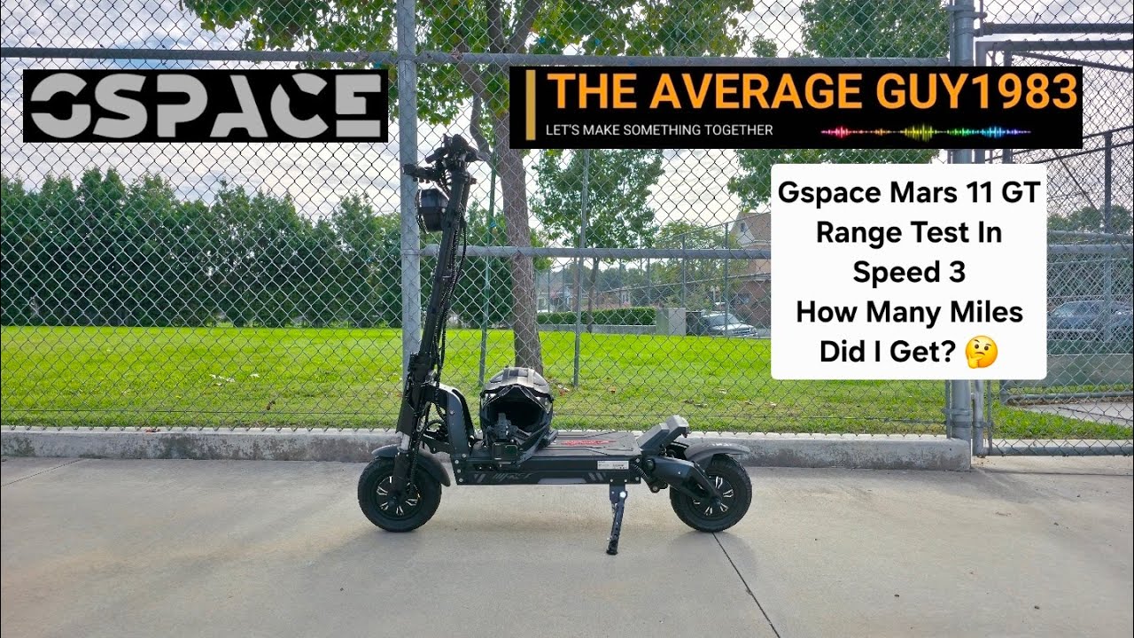 Тест дальности полета Gspace Mars 11 GT на скорости 3