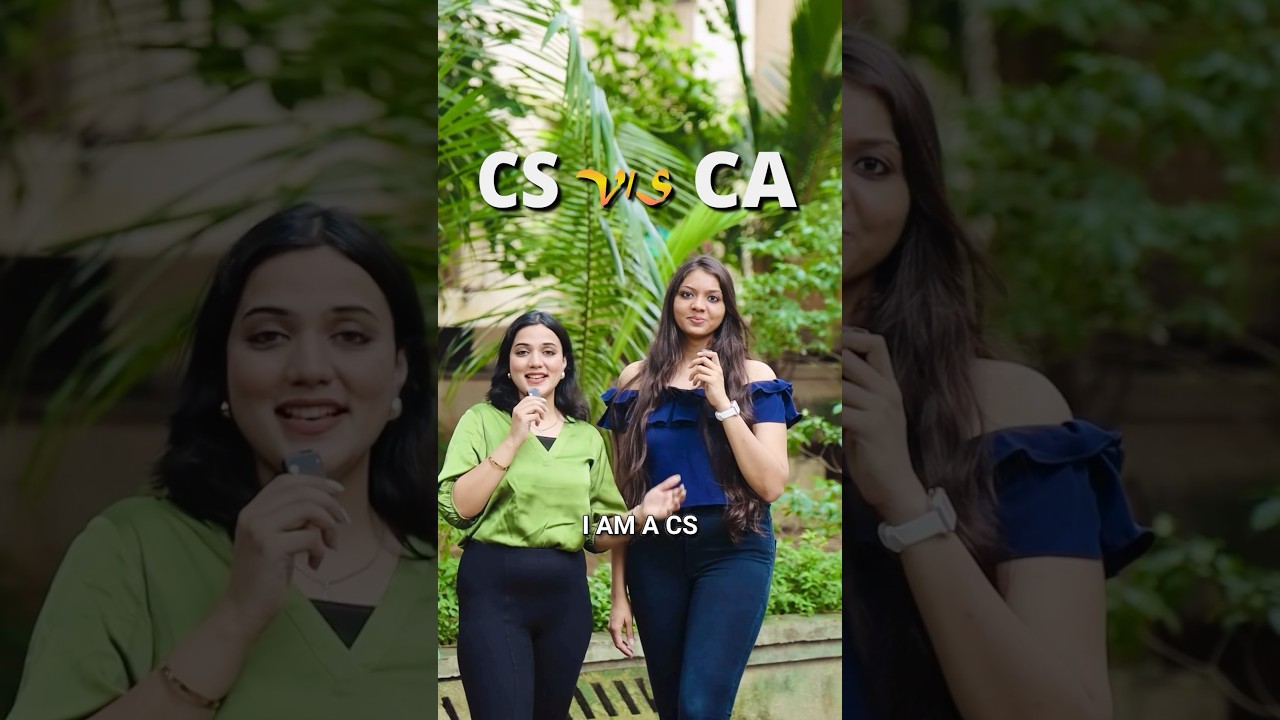 CA v/s CS🔥 WHAT is BETTER?🚀 @Surbhigandhi99 #ca #cs #icai #castudents