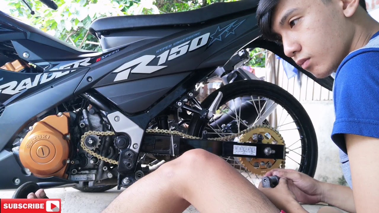 Osaki chain set installation raider 150 carb