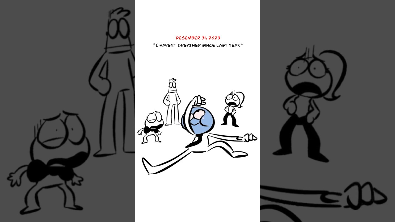 havent BREATHED since last year 🫢 (Animation Meme) #shorts