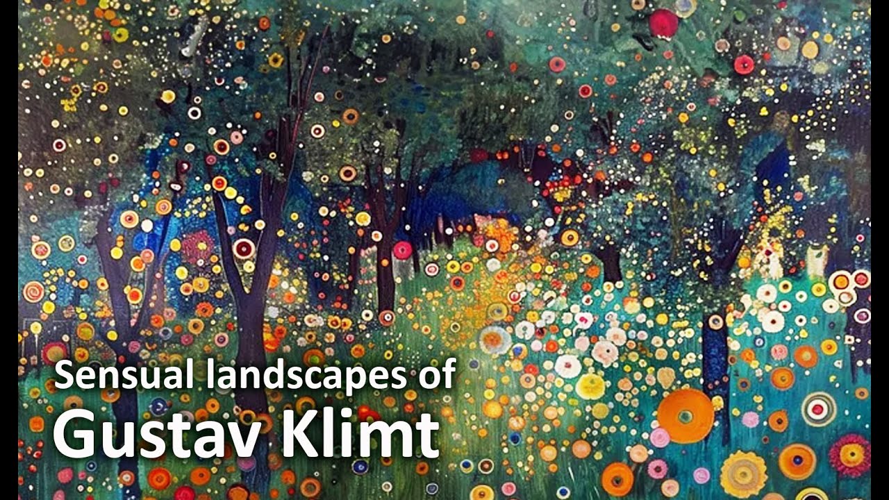 Научитесь рисовать чувственные пейзажи, как Густав Климт