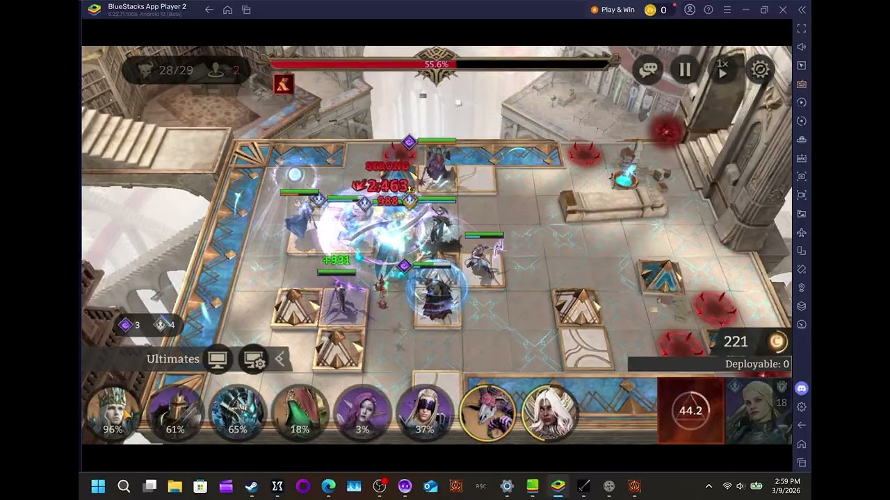 [E9-7] w/ [Northern Throne Faction]. Trying to do [1 more *] for [10 summons] b4 bed