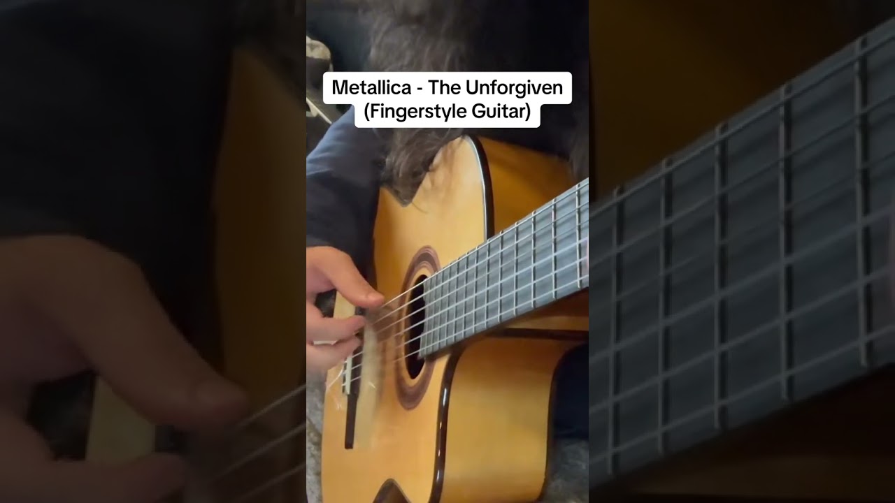 The Unforgiven Acoustic 🎸😢 #guitarvideo #guitarhouse #guitarcraft #guitarist #guitarcover