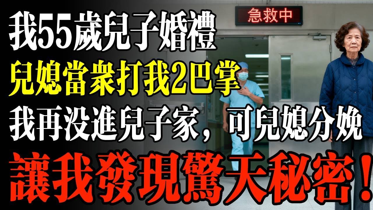 我55歲兒子婚禮，兒媳當衆打我2巴掌，我再沒進兒子家門，直到兒媳分娩，我發現驚天祕密！