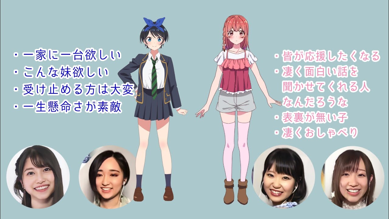 キャスト陣が語るかのかりキャラ②【更科瑠夏／桜沢墨】