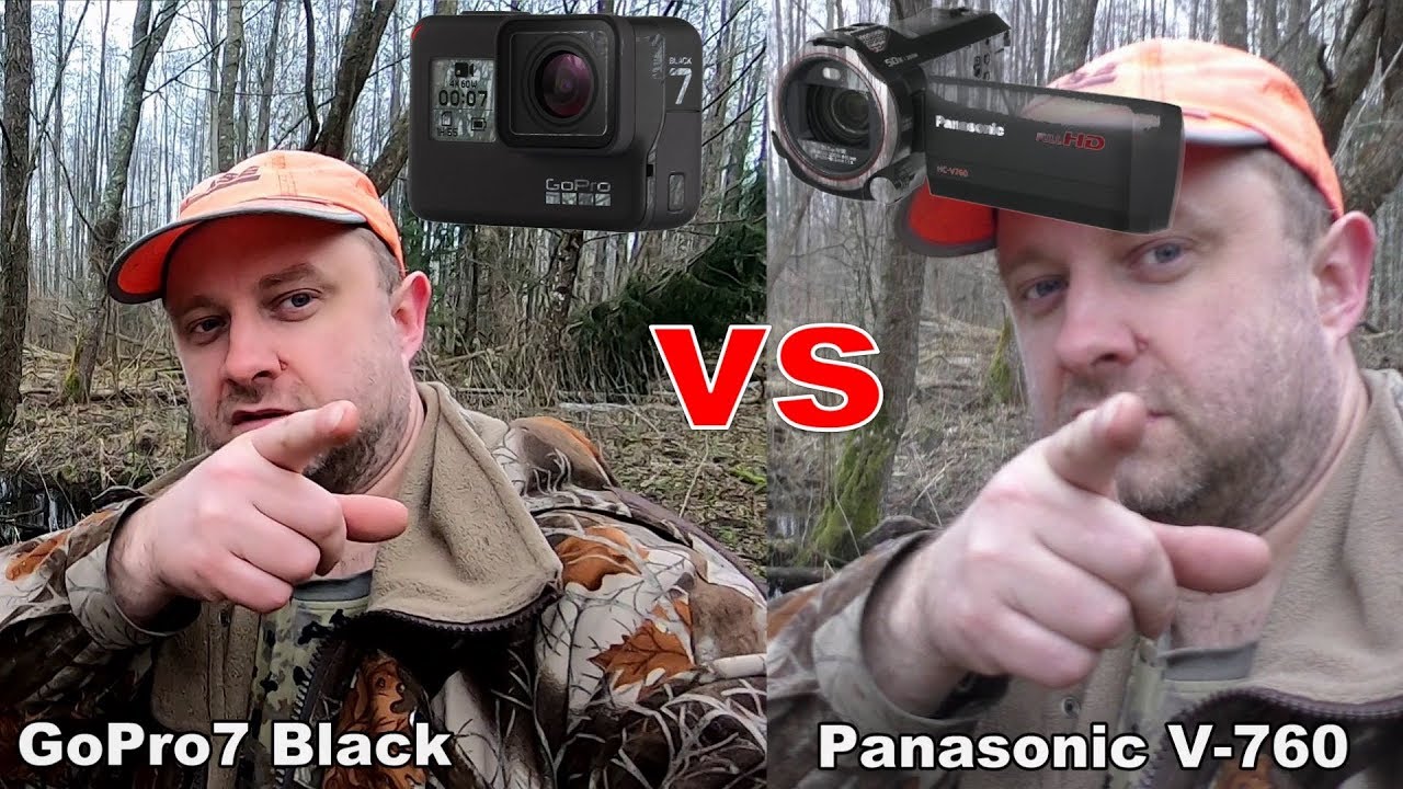 GoPro 7 Black vs Panasonic V760. Лесной тест