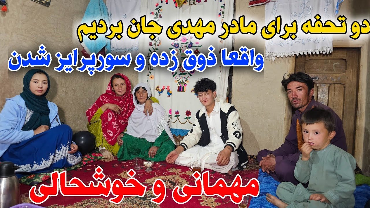 هدیه بنندا برای مادر مهدی جان 😊🥰واقعا قلب مادر مهدی شاد شد ❤