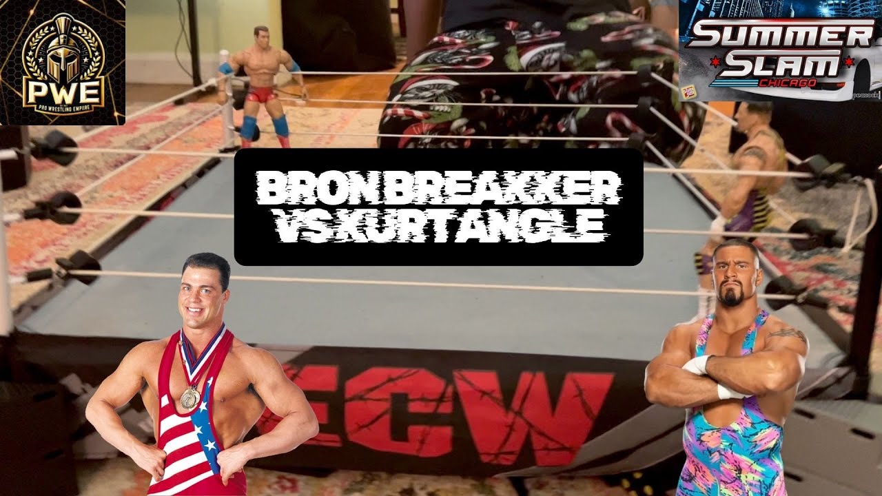 BRON BREAKKER VS KURT ANGLE (P.W.E. SUMMERSLAM NIGHT 2)