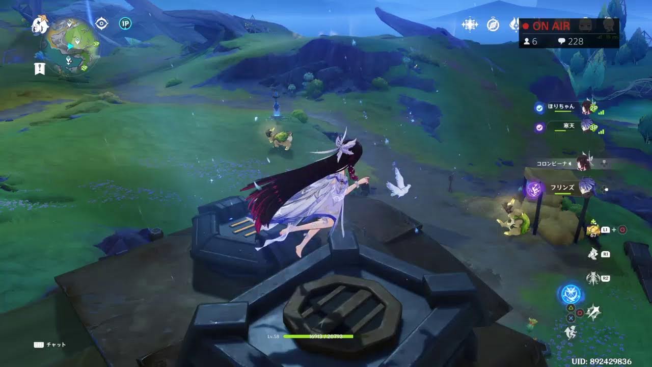 原神配信　任務メインでやっていくよ！　＃原神　＃参加型　＃ミュート有　＃不定期配信