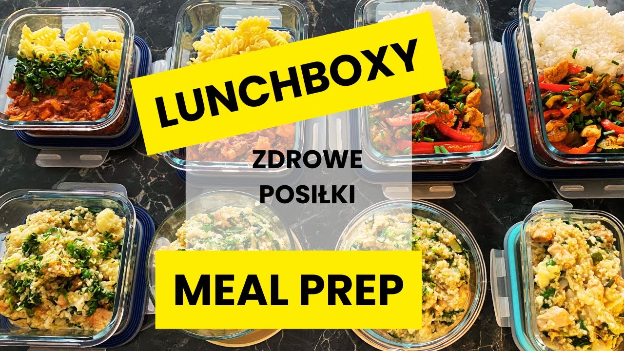 MEAL PREP | LUNCHBOXY DO PRACY | Kurczak po azjatycku | Kaszotto z kurczakiem i warzywami