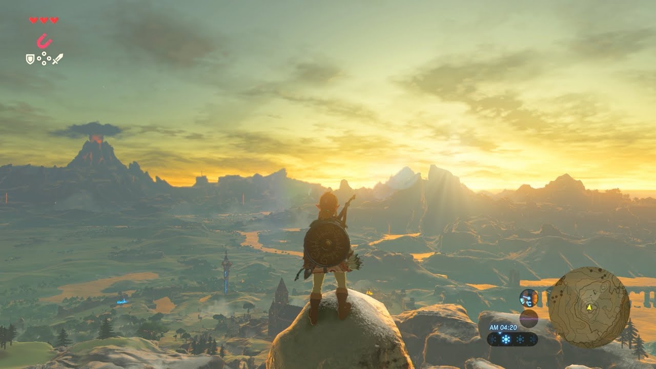 (1 Hour) Legend Of Zelda: Breath of The Wild - Free Roam