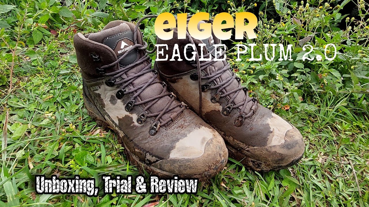 Unboxing Eiger Eagle Plum 2.0. , Trial and Review sepatu hiking.