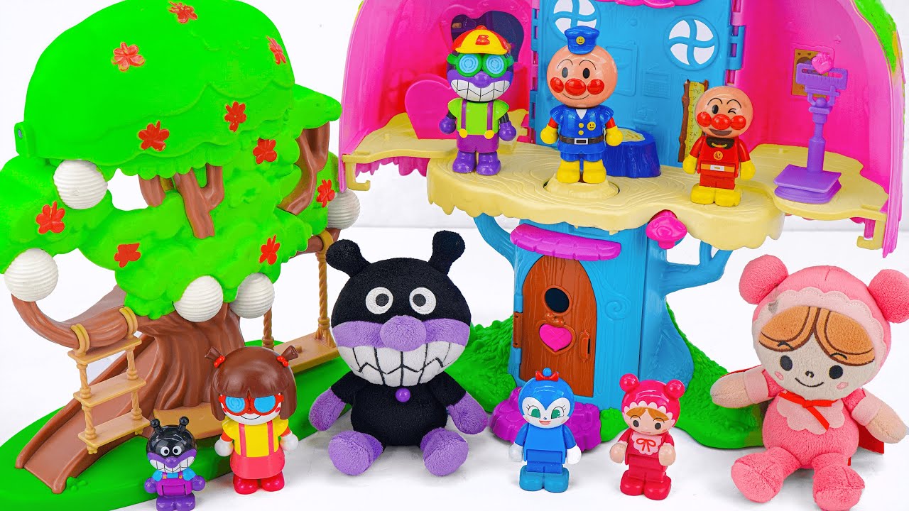 Anpanman Toys Koeda-Chan Tree House Playset ASMR | Satisfying Unboxing ASMR | アンパンマンのおもちゃまとめ大全