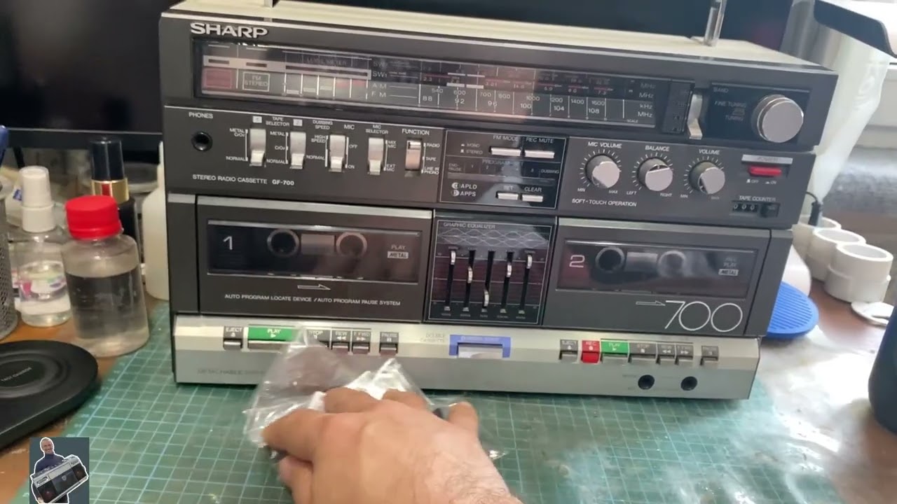 Sharp GF 700  Часть 2, ЛПМ , устранение слабой перемотки.