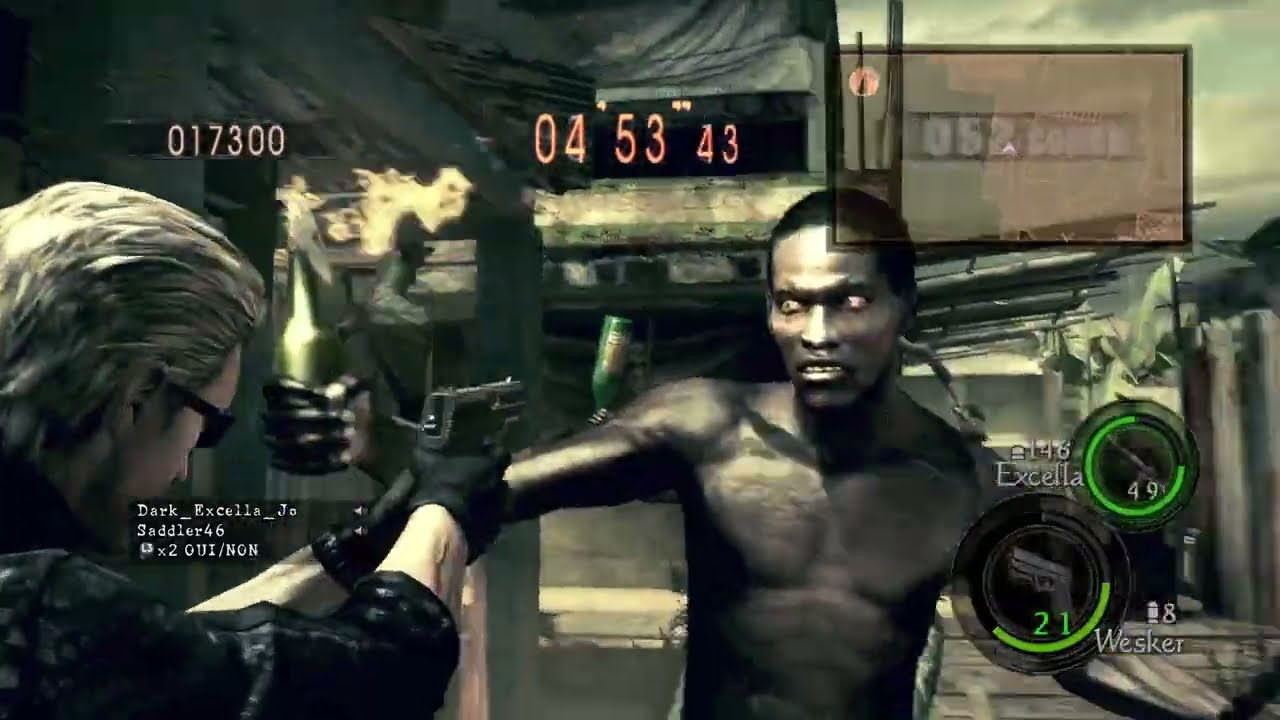 RESIDENT EVIL 5 Mercenaire DUO PA [ Wesker Midnight x Excella ] 959,855 ( 959k )