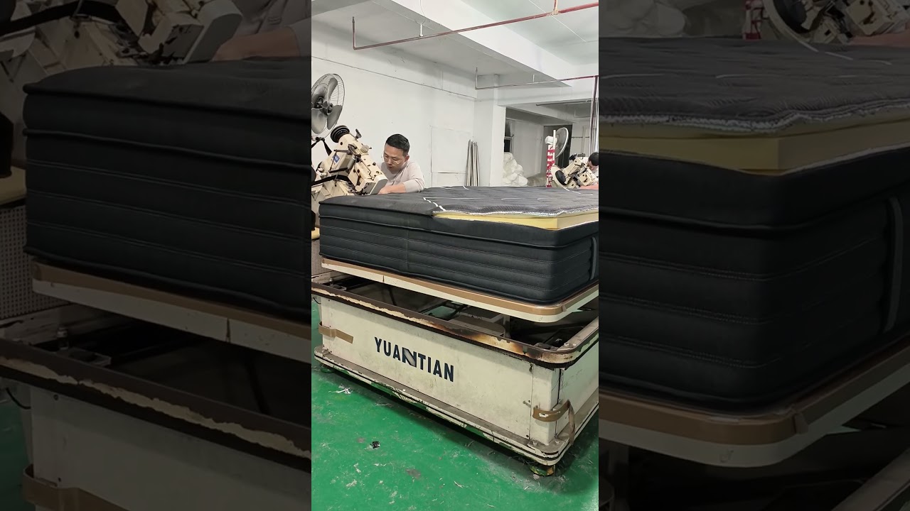 From Factory to Showroom &mdash; Mattress OEM Supply Chain Secrets! #mattressfactory #furniturefactory