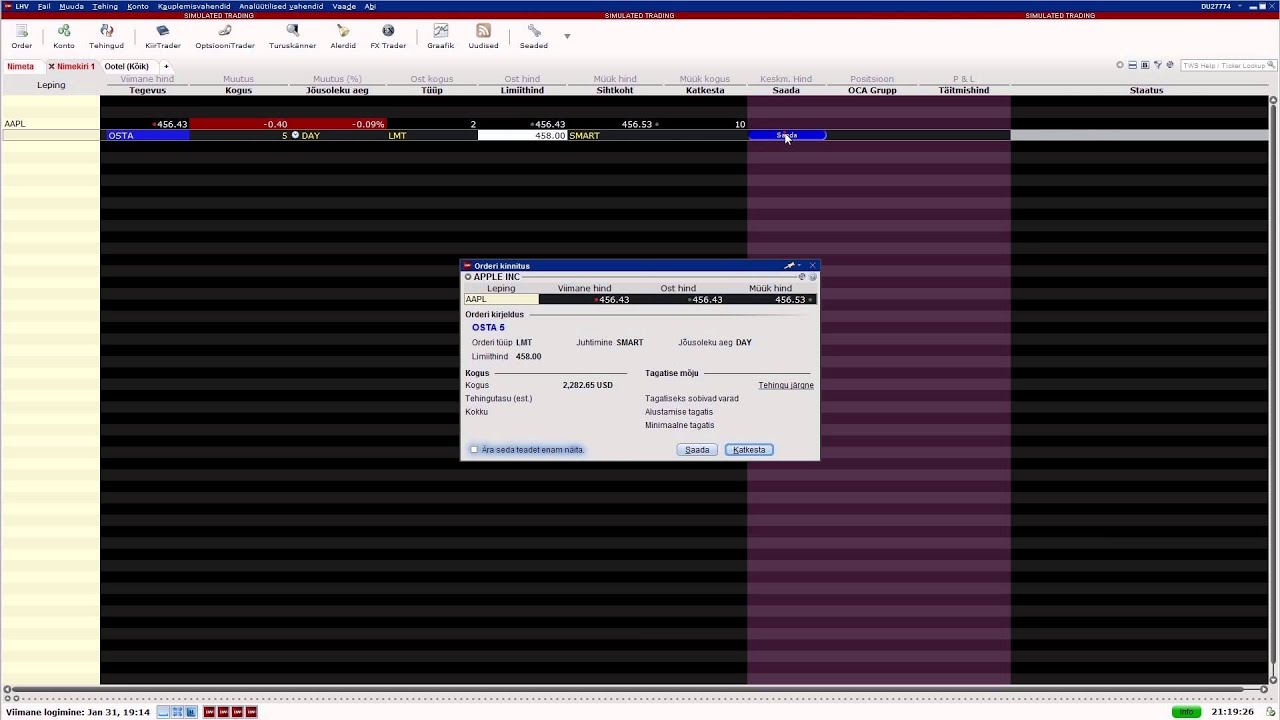 LHV Trader videotutvustus