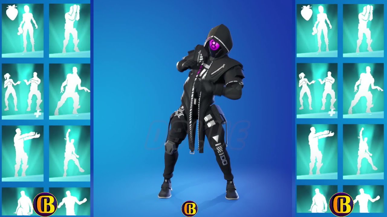 fortnite CRZ-8 Skin Showcase With Icon Series Dances & Emotes | Fortnite  Series