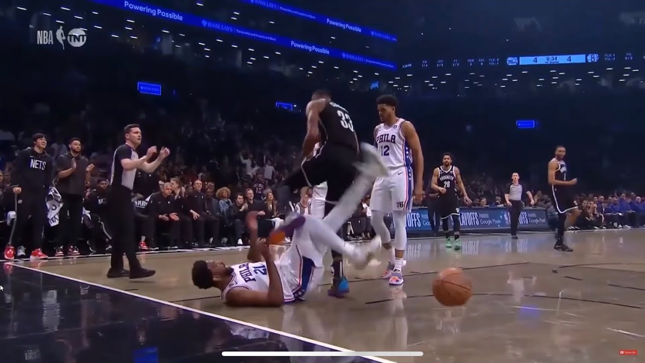 Controversial calls by the refs; James Harden ejected | Nets vs Sixers R1 Game 3